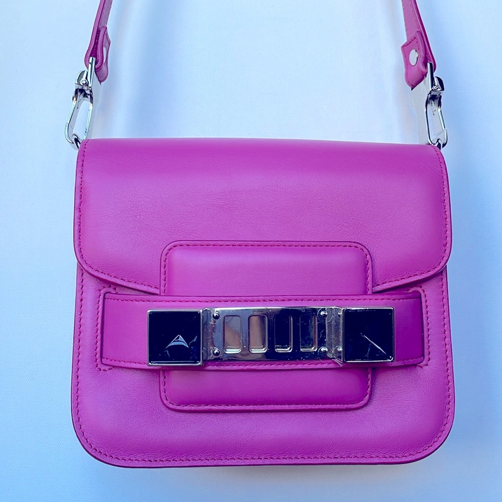 💯 Authentic Proenza Schoular PINK Leather Crossbody Bag